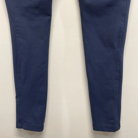 T by Talbots High Waist Legging Navy Blue Slash Pockets SP - Picture 6 of 15